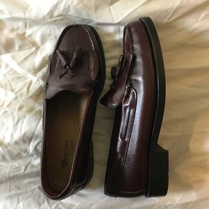 Bass Shoes - GH Bass Orig Weejuns Penny Loafers, 7W, Oxblood Bass Shoes - GH Bass Orig Weejuns Penny Loafers, 7W, Oxblood